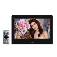 Marco De Fotos Digital HD LED De 7 Pulgadas Con Reloj Calendario Reproductor De Vídeo Soporta USB/MMC/SD/MS Incluye Control Remoto Regalo Para Amigos - details 8