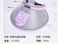 Sombrero De Verano Para Mujer 2024 Protección Solar Anti UV Sombrilla De Playa Sombrero De Paja Eléctrico Para Exterior - details 11