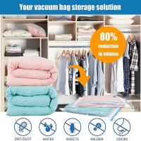 Bolsas De Almacenamiento a Vacío Espaciosa 80% MÁS Compresión Organizador Con Bomba De Mano Para Viajes Para Ropa Y Edredones - details 9
