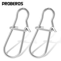 PROBEROS 30Pcs/lot Pinzas De Pesca De Acero Inoxidable Con Reforzamiento Herramientas De Pesca Conector Fuerte Accesorios De Ancilota - details 2