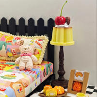 Lámpara De Escritorio LED Kawaii Pudding Luz Nocturna Potenciada Por Baterías Decoración Para Dormitorio Barra Sala Regalo Para Niños - details 0