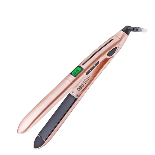 Profesional Keratin Therapy Pro, queratina y aceite Almendras, Placas flotantes extrlargas, Alisador de pelo Profesional, Cerámica, 5 temperaturas hasta 230 °C, Digital - 1