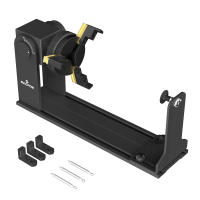 Mecpow G5 Rodillo Giratorio Láser Con Tres Pinzas De Ángulo Ajustable Para Objetos De Formas Múltiples, Compatible Con Casi Todas Las Máquinas De Grabado Láser, Viene Con Soporte De Altura - details 12
