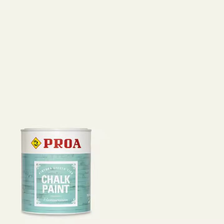 CHALK PAINT PINTURA PARA MUEBLES EFECTO TIZA. PROA. 750 ml. Pintura a la tiza. Renueva tus muebles sin esfuerzo. Gran adherencia sobre cualquier superficie. - 1