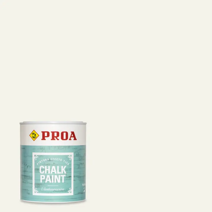 CHALK PAINT PINTURA PARA MUEBLES EFECTO TIZA. PROA. 750 ml. Pintura a la tiza. Renueva tus muebles sin esfuerzo. Gran adherencia sobre cualquier superficie. - 1