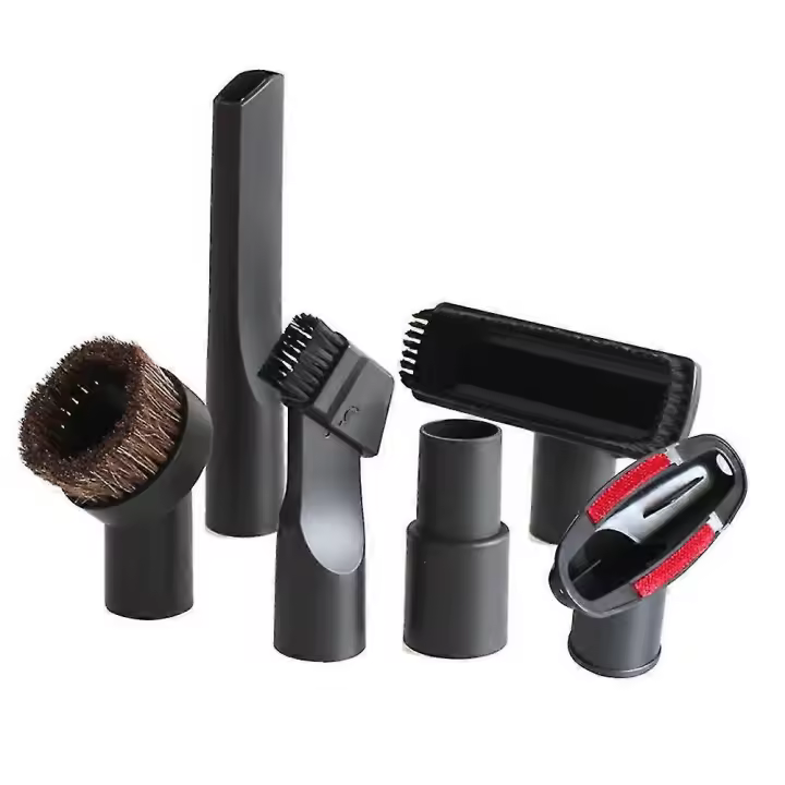 Kit de boquillas universales para aspiradora (6 piezas, para quitar el polvo en el hogar, para grietas y escaleras, compatible con aspiradoras de 32 mm y 35 mm) - 1