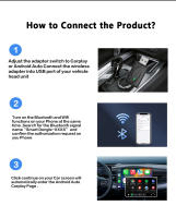 Adaptador Wireless CarPlay Para Coche Android Auto WiFi Bluetooth Compatible Con Volvo Benz Audi Mazda Chevrolet Ford Opel Hyundai VW Toyota Kia GMC - details 7