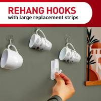 16 Pcs 3M Command Poster Strips Para Colgar Pósteres Sin Dañar La Pared Herramientas No Necesarias Decoración Para El Hogar - details 7