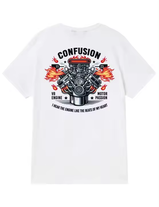 V8 WHITE TSHIRT LIMITED EDITION - 1
