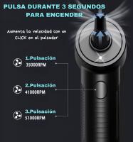 Soplador de Polvo Eléctrico y Aspirador 2 en 1, Aire Comprimido Limpieza pc, 3 Velocidades, Mini Aspiradora de Mano, Luz Led,Bolsa y Accesorios.12000Pa Succión,Recargable y Portatil - details 2