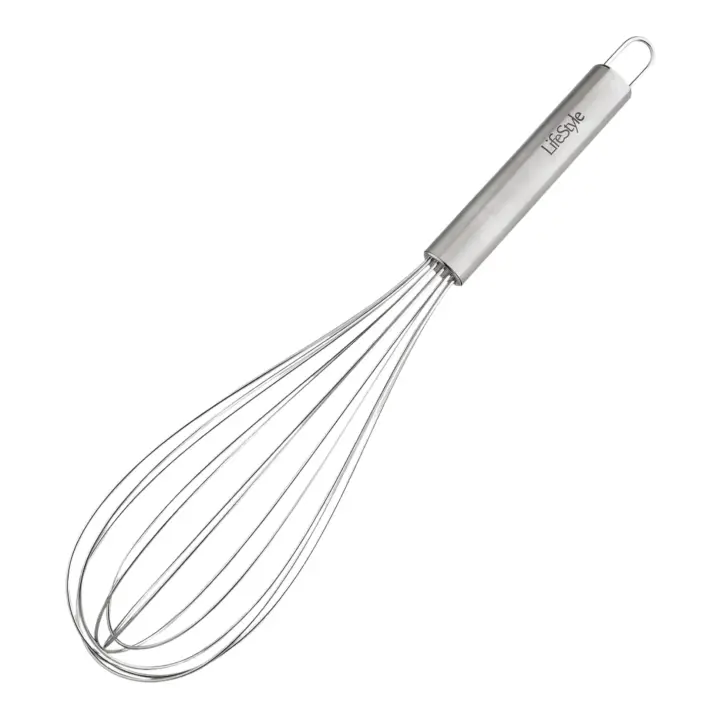 Batidor Manual Inox Chef 25cm - Utensilio de Cocina de Acero Inoxidable para Mezclar y Batir - 1