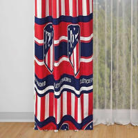 Atletico Madrid  - Cortina Atletico Madrid con ollaos de 150 cm. Ancho x 260 cm. Alto (composición 50% algodón-50% poliéster) (1 unidad) - details 2