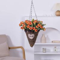 10 Cabezas De Flor Artificial Rosa De Seda Con Hojas De Eucalipto Y Peonía Para Decoración De Mesa Boda Vaso Hogar - details 5