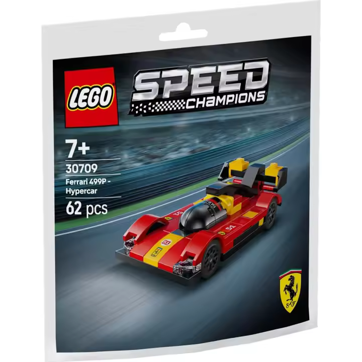 LEGO POLYBAG 30709: Ferrari 499P - Hypercar paper bag - 1
