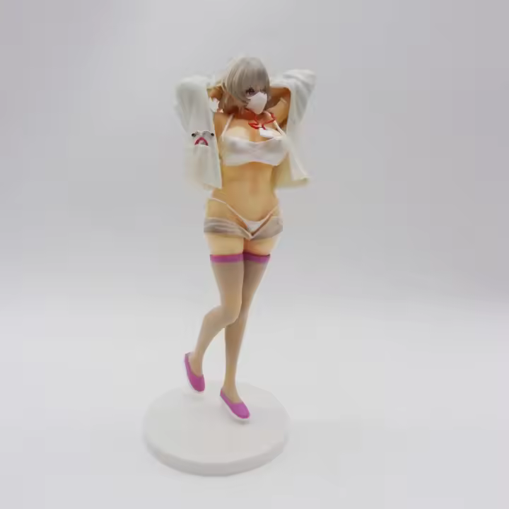 Figura De Colección De Enfermera Bonita De 27cm Postura Vertical Modelo De Niña Cartoon Decoración De Escritorio Juguetes Ornamento - 1