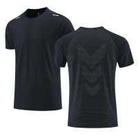 Camiseta De Correr Para Hombre Quick Dry Fitness Deporte Top Camiseta De Entrenamiento En El Gimnasio Transpirable Casual Sportswear Polyester - details 6