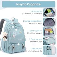 Mochila Escolar para Niños adolescentes, mochila de viaje para estudiantes, mochila de moda impermeable Grande y Ligera - details 1