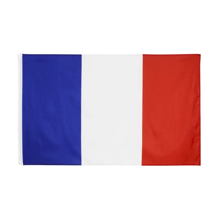 Bandera De Francia Azul Blanca Roja 90X150cm Estándar Decorativa Material Poliéster Super-Textil Para Uso Doméstico Y Externo - 1