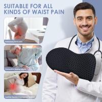 Almohada lumbar de espuma viscoelástica, Alivia el dolor de espalda, transpirable - details 2