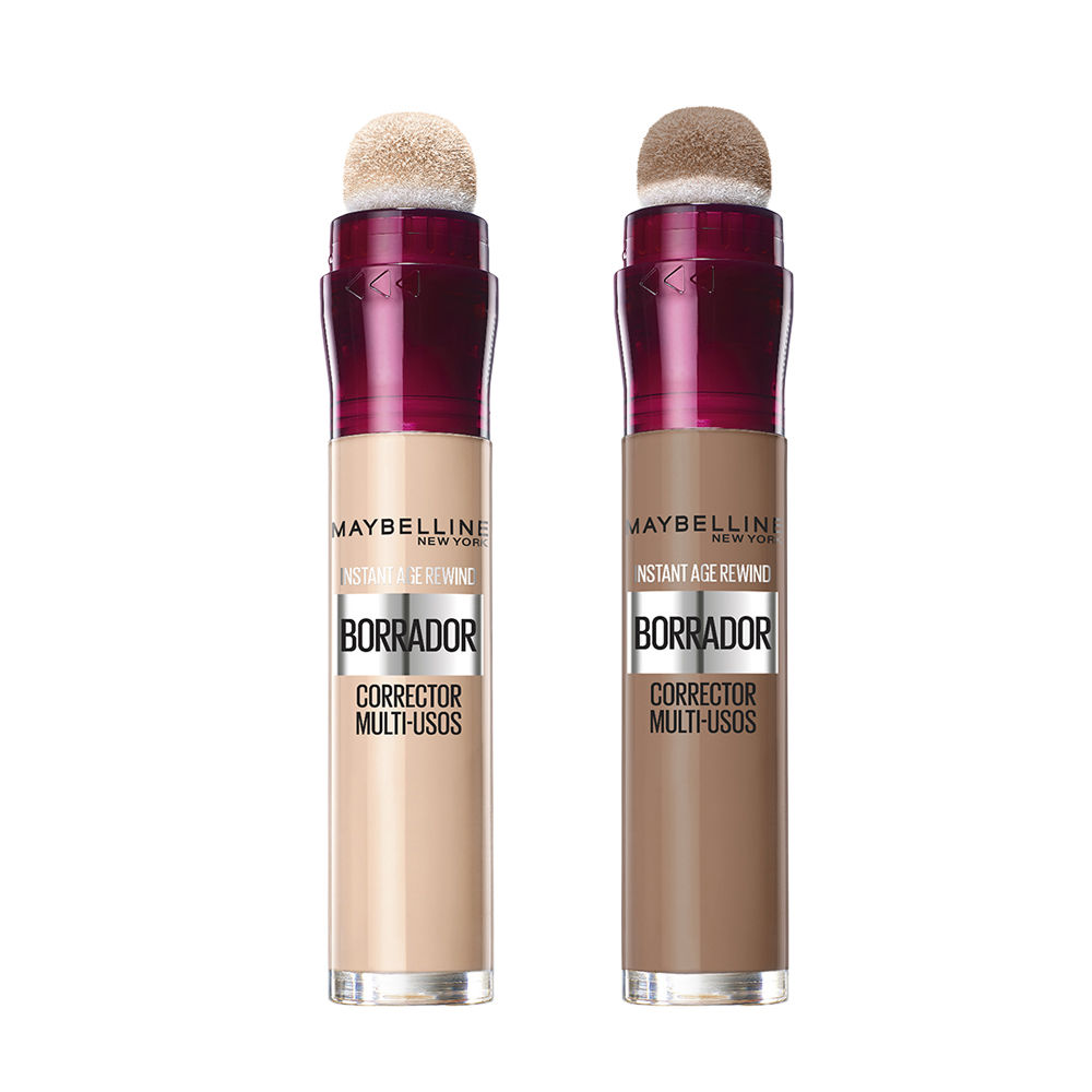 Maybelline New York | Pack 2 Borradores Correctores Hidratantes Multiusos tonos Cocoa y Light