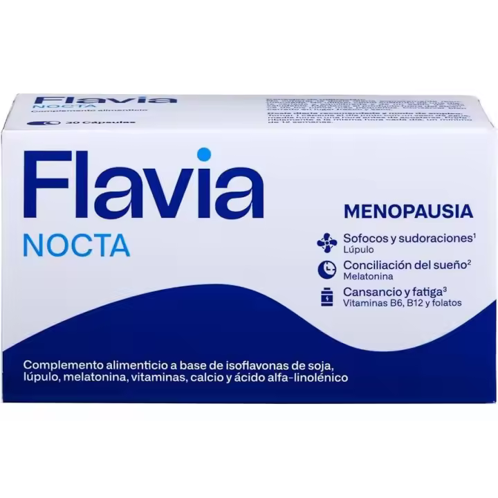 Cápsulas Flavia Nocta Lacer para Mujer en Menopausia - 1