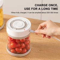 Jars De Vacío Eléctricos Para Alimentos Organizador De Cocina Para Almendras Frutas Y Cereales Contenedor De Conservación De Capacidad Grande Material Vidrio Y Plástico - details 2