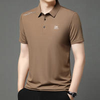 Camisa Polo Casual Para Hombre Con Insignia De Color Sólido Transpirable Y Cómoda Versátil Para Negocios Estilo Moderno - details 14