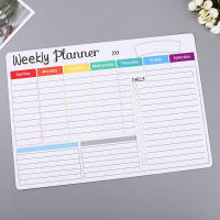 Tablero De Planificación Magnético Para Nevera Con Calendario Mensual Y Semanal Tablero Blanco De Borrado Seco Accesorio De Cocina Tamaño 12*17cm - details 2