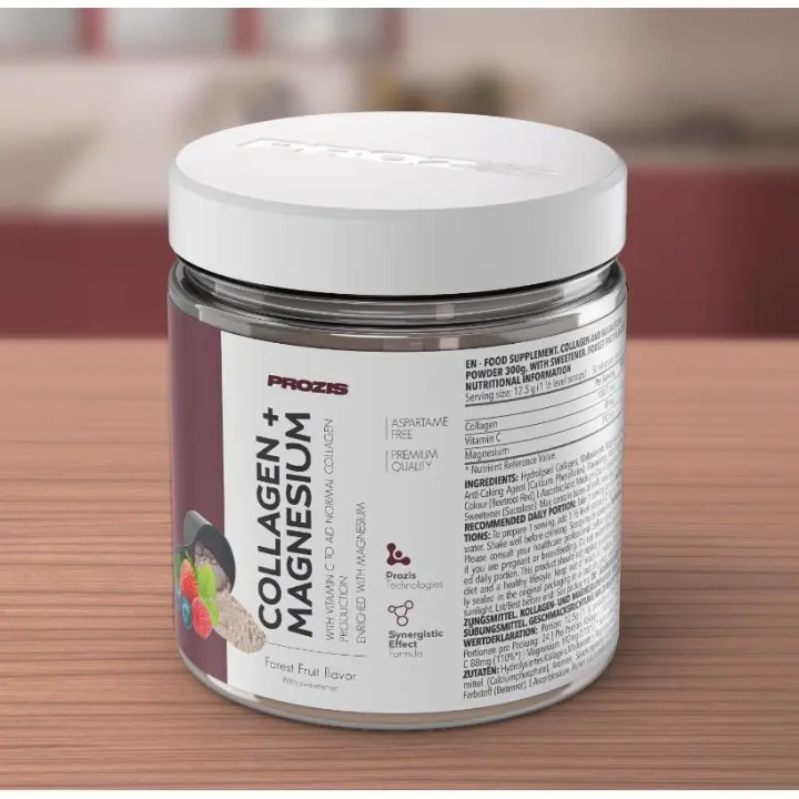 Colágeno + Magnesio (300 g) - Prozis  Con vitamina C  Alta calidad  Deliciosos sabores - 1