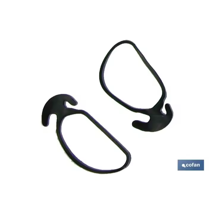 COFAN - Goma de ancla N.º 8 Extra | Goma ancla de 8 cm | Tensor para tutores de plantación | Para cultivo - 1