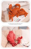 Muñeco De Peluche De Lobo De 30 Cm Cangrejo De 22 Cm Decoración Para Habitación De Gato Y Perro Juguete De Animales Suave Regalo Para Niños - details 23