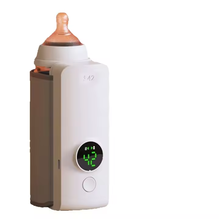 Calentador de biberones recargable, ajuste de temp con Pantalla de temp, Manga de calentador de Seos, accesorios de Alimentación, 6 - 1