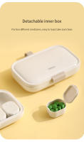 Caja De Píldoras Con 8 Compartimentos Caja De Almacenamiento Portátil Para Medicamentos Capacidad Grande Para 7 Días Caja De Medicamentos Mini Estilo Japonés - details 2