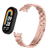 Correa De Metal Para Xiaomi Mi Band 8 Pulsera De Reemplazo De Acero Inoxidable Accesorios Para Reloj Inteligente Xiaomi Mi Band 8 Con Hebilla De Cierre - details 16