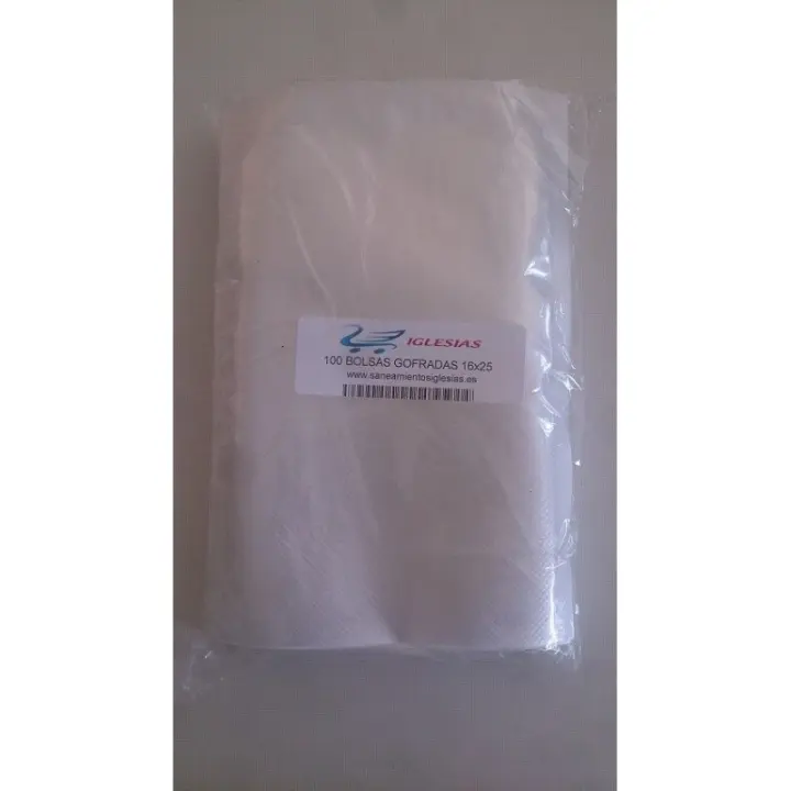 100 Bolsas al Vacio Gofradas 16x25 cm gran calidad precio IGLESIAS 4D-9M1K-OMEC - 1