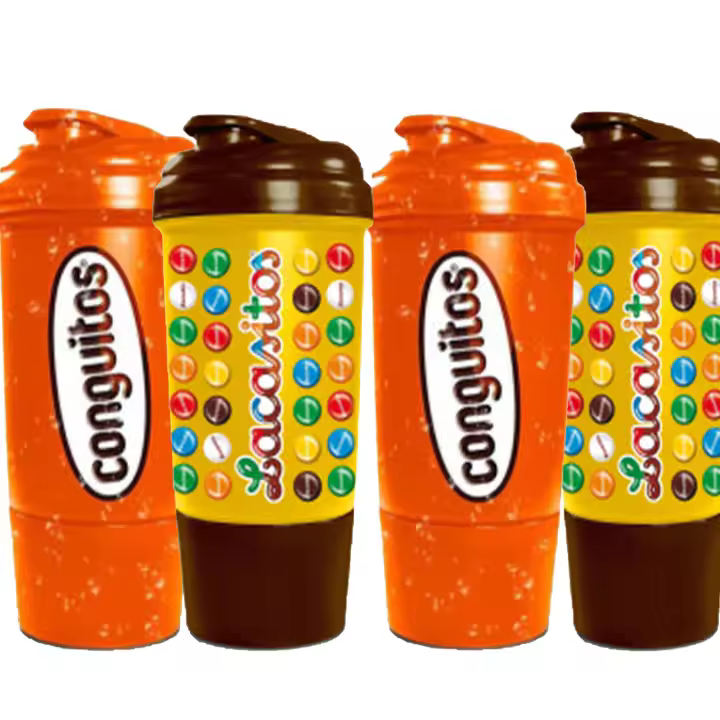 Pack 4 shakers:2 lacasitos+2 conguitos 500 ml - 1
