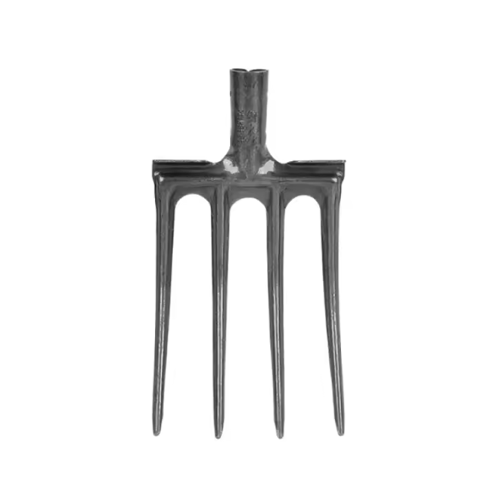 Pala De Jardín De Acero De Mánganeso Para Suelo Suave Herramienta De Agricultura Con Cuatro Dientes Para Desbrozar Y Girar Tierra Manual - 1