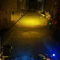 Faros Auxiliares De Motocicleta LED De Doble Color Blanco Amarillo Con Choque Bajo Consumo Luz De Conducción Brillante Antiniebla Impermeable Universal Hi/Lo Beam - details 9