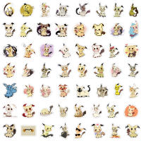 55PCS Parches Pokemon Mimikyu Para Decoración DIY De Teléfono Móvil Cuaderno Guitarra Y Tienda Resistente Al Agua - details 2