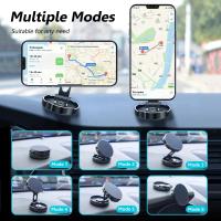 Soporte De Teléfono Móvil Para Coche Con Imán Fuerte Y Base Redonda Plegable 720° Soporte Universal Para Todos Los Teléfonos Móviles - details 6