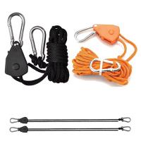 6Pcs Cuerda De Atado Para Acampar 4mm Afinador De Cuerda De Viento Hebilla De Pulley Ratchet Gancho De Cuerda De Tenda Accesorios De Tenda - details 26