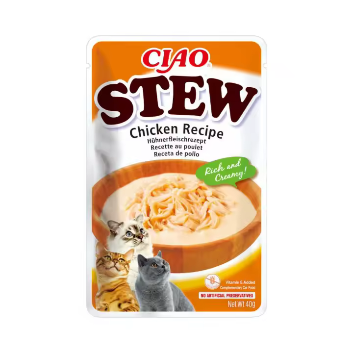 Churu Cat Stew Guiso De Pollo 40 Gr - 1