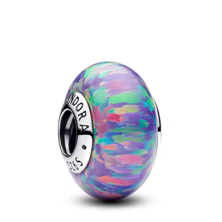 Pandora Charm en plata de ley Morado Opalescente  Pandora Moments 791691C05 , para Mujer - 1