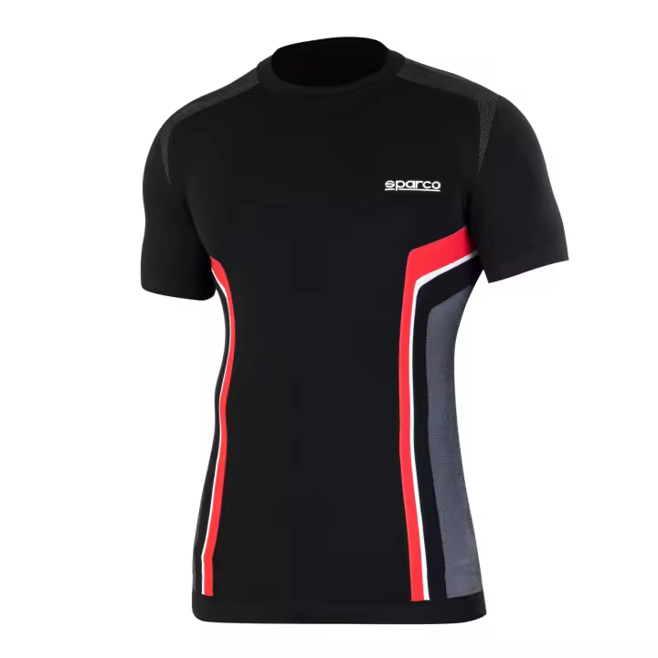 CAMISETA HYPER-T TALLA M NEGRO/ROJO - 1