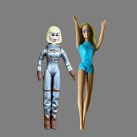 Muñeca Vintage ST Mini Figura 10cm Asistente De Vuelo 7cm Astronauta Niña Adorable Articulada Colección Limitada Para Niñas De Más De 14 Años - details 11