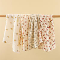 Manta De Algodón Gauze Para Bebé 85x65 Toalla De Baño Y Cubierta De Eedón Impresión De Dibujos Animados Para Recién Nacidos Unisex - details 0