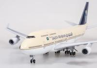 Modelo De Avión B747-400 De Saudi Arabian Airlines 47CM Escala 1/150 Con Luz Y Ruedas Material De Resina Juguetes Para Niños - details 4