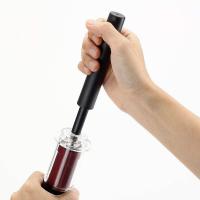 Pulverizador De Vino Con Tapa De Madera Pin Remover Portátil Y Seguro En Acero Inoxidable Herramientas De Barra Accesorios De Cocina Abrebotellas De Presión Aire - details 6