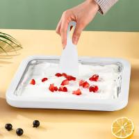Ice Cream Roll Maker with 2 Scrapers, Iceten Instant DIY Ice Cream Roller Pan,Make Easy Ice Cream Rolls for Homemade Rolled(White） - details 2