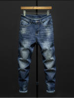Nuevos Jeans Azul Vintage Para Hombre Estilo Coreano Callejero Moda Slim Stretch Calidad Superior Pantalones De Densidad Hip Hop Streetwear - details 1